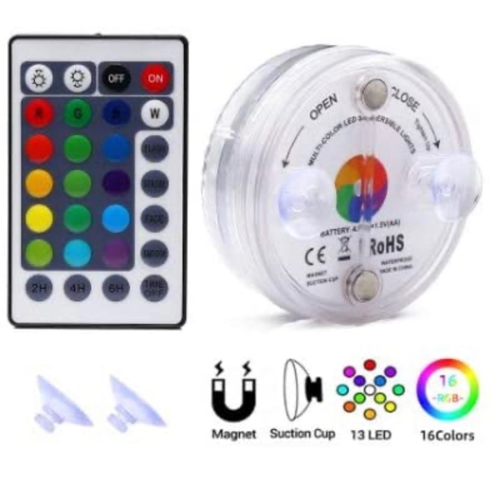 Underwater LED Lights With Remote - Picture 2 of 2